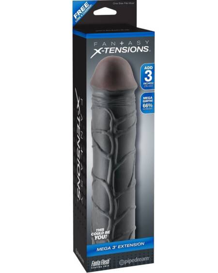 FANTASY X- TENSIONS - MEGA 3 VERLÄNGERUNG SCHWARZ