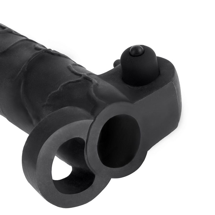 FANTASY X- TENSIONS - VIBRIERENDE REAL FEEL 2 VERLÄNGERUNG SCHWARZ – Bild 4