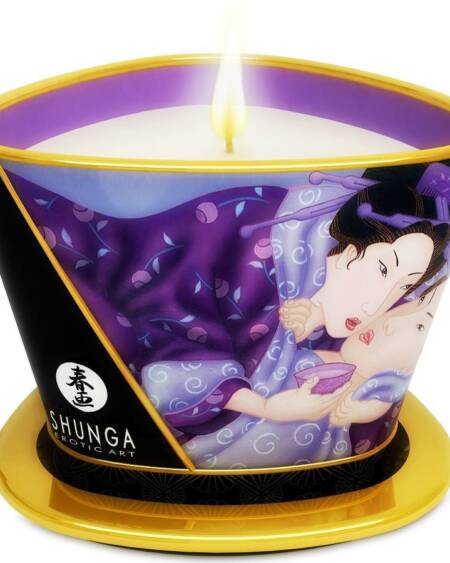 SHUNGA - MINI CARESS BY CANDELIGHT EXOTISCHE FRÜCHTE MASSAGEKERZE 170 ML