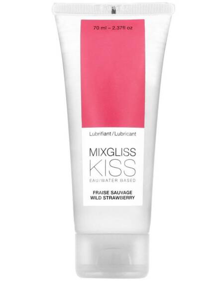 MIXGLISS - WASSERBASIERTES SCHMIERMITTEL ERDBEERGESCHMACK 70 ML