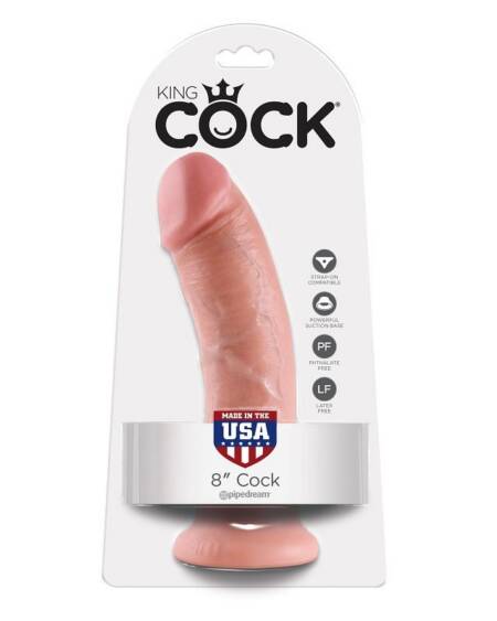 KING COCK - 8 DILDO FLEISCH 20.3 CM