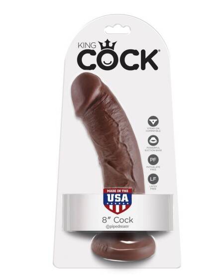 KING COCK - 8 HAHN BRAUN 20.3 CM