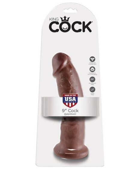 KING COCK - 9 HAHN BRAUN 22.9 CM