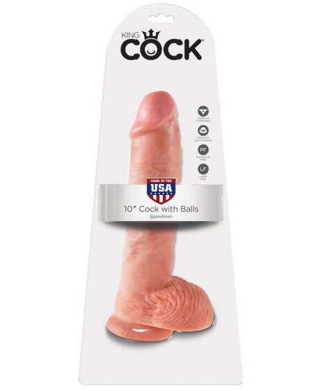 KING COCK - 10 SCHWANZFLEISCH MIT EIER 26.5 CM
