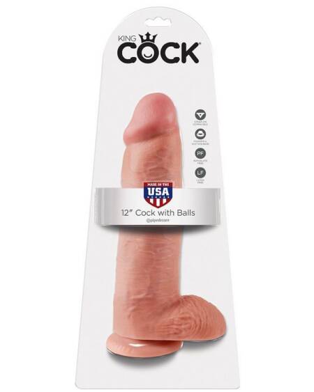 KING COCK - 12 SCHWANZFLEISCH MIT EIER 30.48 CM