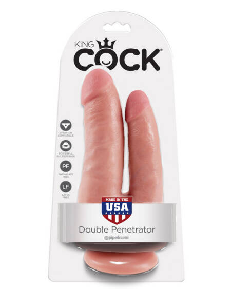 KING COCK - DOUBLE PENETRATOR FLEISCH