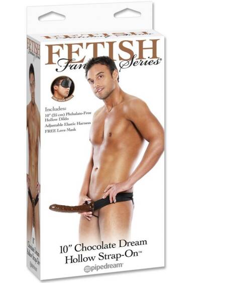 FETISH FANTASY SERIES - CHOCOLATE DREAM HOHL STRAP-ON