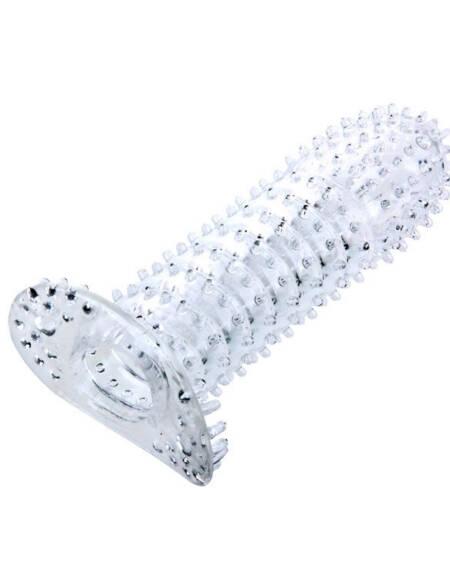 BAILE - PENISHÜLLE MIT REIZPUNKTEN LILA 14 CM