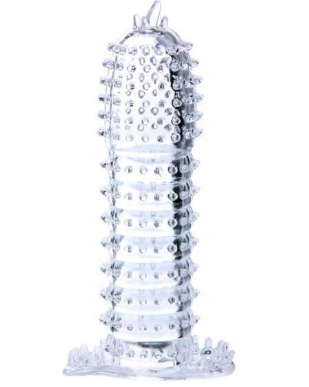 BAILE - PENISHÜLLE MIT TRANSPARENTEN REIZPUNKTEN 14 CM