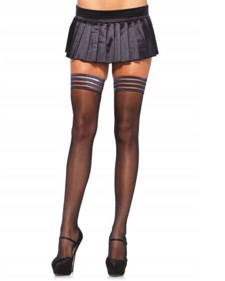 LEG AVENUE - TIGHTS MIT 4 SILIKONVERSTELLUNGEN