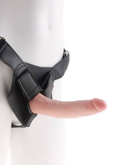 KING COCK - HARNESS MIT REALISTISCHEM PENIS 17,8 CM