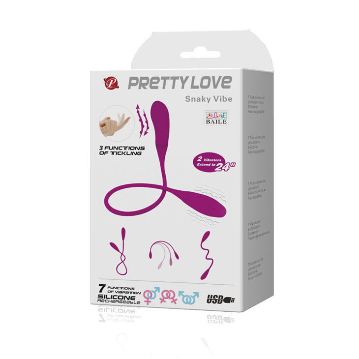 PRETTY LOVE - SMART - SNAKY VIBE VIBRATOR 7V + 3 TICKLING – Bild 9