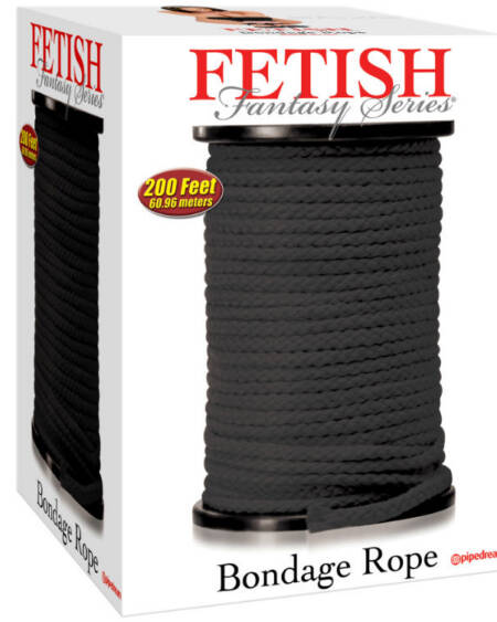 FETISH FANTASY SERIES - BONDAGESEIL SCHWARZ 60,96 METER