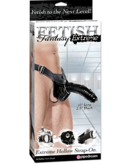 FETISH FANTASY EXTREME - HOLLOW STRAP-ON SCHWARZ