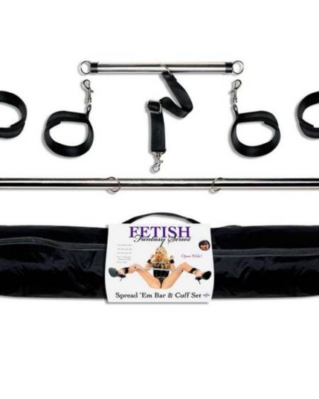 FETISH FANTASY SERIES - SPREAD EM STANGEN- UND CUFF-SET