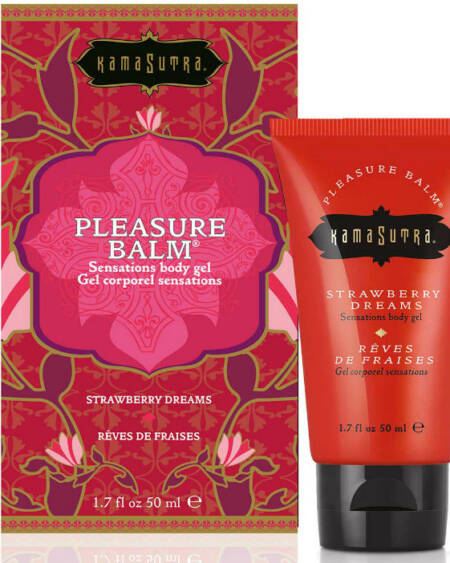 KAMASUTRA - STIMULIERENDER GENUSSBALSAM ERDBEER-TRUME-GESCHMACK 50ML