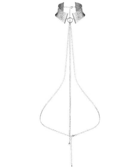 BIJOUX - DÉSIR MÉTALLIQUE SILBERMETALLISCHE HALSKETTE