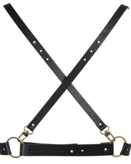 BIJOUX INDISCRETS MAZE - X HARNESS SCHWARZ
