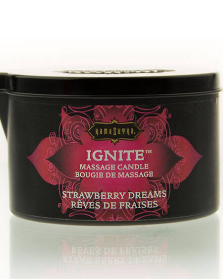 KAMASUTRA - STRAWBERRY DREAMS MASSAGEKERZE 170 GR