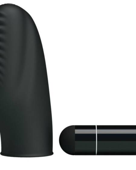 PRETTY LOVE - FLIRTATION STANFORD SCHWARZER VIBRATIONSFINGERHÜLLE