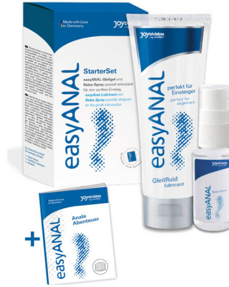 JOYDIVISION EASYANAL - EINFACHES ANAL-STARTER-SET, SCHMIERMITTEL + RELAX-SPRAY