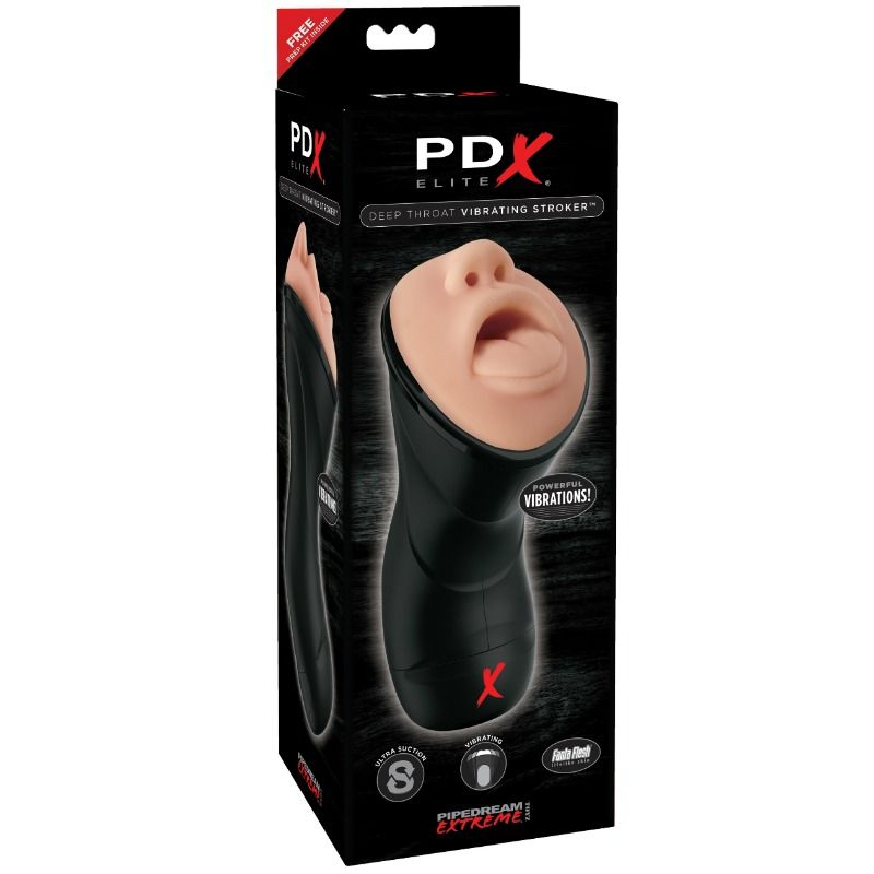 PDX ELITE - DEEP THROAT VIBRIERENDER STROKER – Bild 3