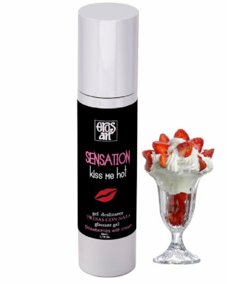EROS-ART - SENSATTION NATÜRLICHES SCHMIERMITTEL ERDBEER MIT CREME 50 ML