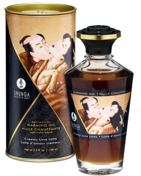 SHUNGA - CREAMY LOVE LATTE GESCHMACK WÄRMEEFFEKT-MASSAGEÖL 100 ML