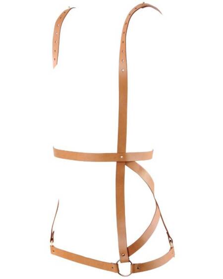 BIJOUX - INDISCRETS MAZE HARNESS KLEIDERFORM BRAUN