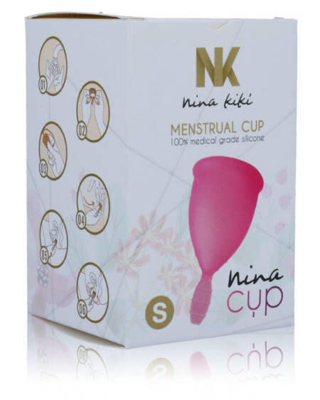 NINA KIKÍ - MENSTRUAL CUP ROSA - GRÖSSE S