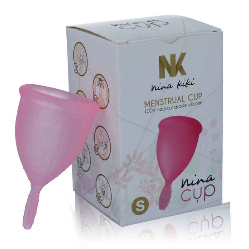 NINA KIKÍ - MENSTRUAL CUP ROSA - GRÖSSE S – Bild 4