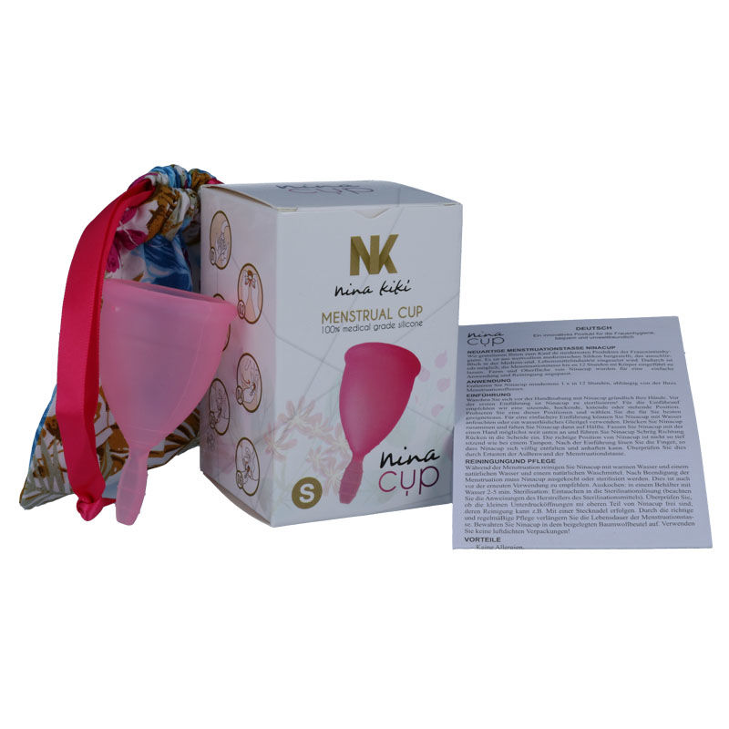 NINA KIKÍ - MENSTRUAL CUP ROSA - GRÖSSE S – Bild 5