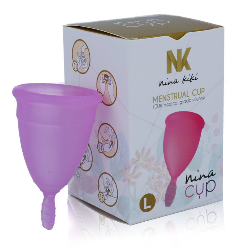 NINA KIKÍ - MENSTRUAL CUP LILA - GRÖSSE L – Bild 3