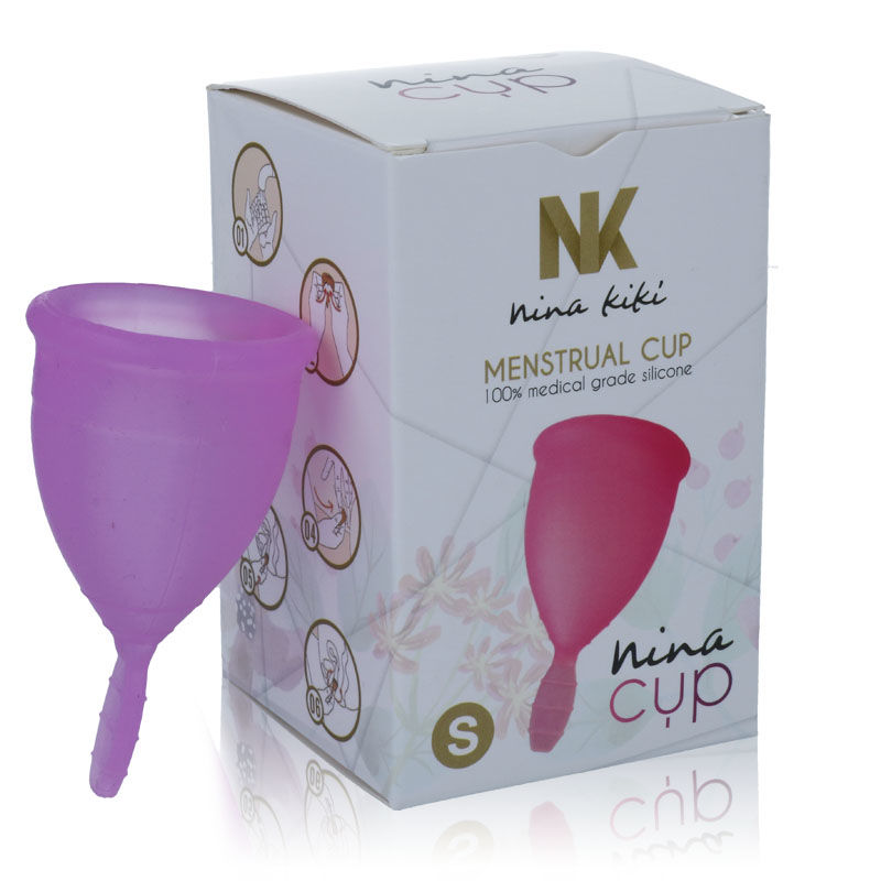 NINA KIKÍ - MENSTRUAL CUP LILA - GRÖSSE S – Bild 3