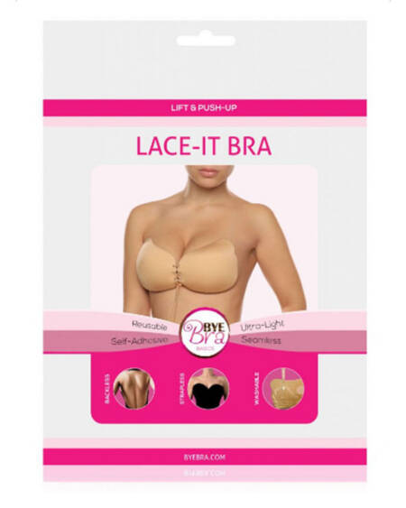 BYE-BRA - LACE-IT ENHANCEMENT PUSH-UP SCHWARZ CUP C