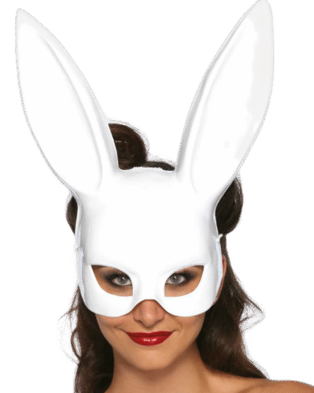 LEG AVENUE - MASQUERADE KANINCHENMASKE WEISS