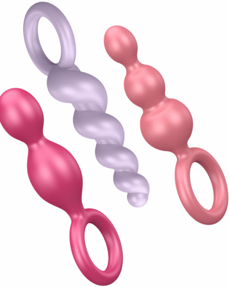 SATISFYER - ANALPLUGS SET 3 ST TRICOLOR