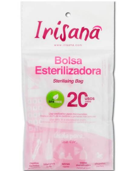 IRISANA - VAGINALBECHER-STERILISATORBEUTEL 1 EINHEIT