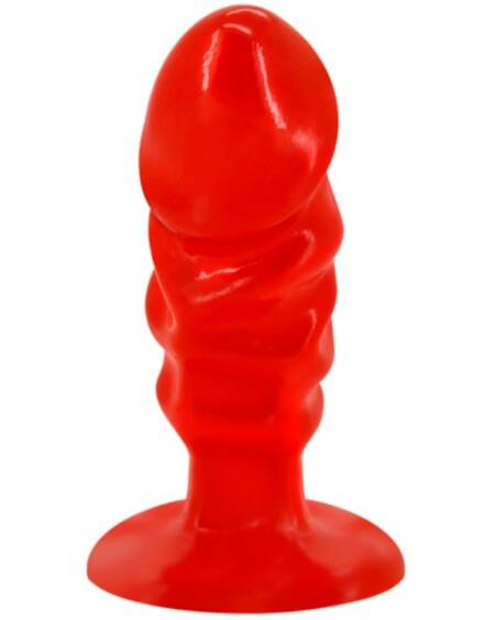 BAILE - UNISEX ANALPLUG MIT ROTEM SAUGNAPF