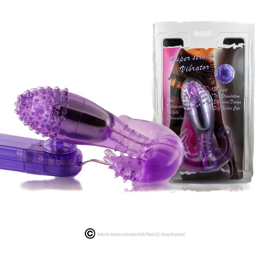 BAILE - FLIEDERFARBENER VAGINAL UND ANALSTIMULATOR MIT VIBRATION – Bild 4