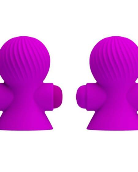 PRETTY LOVE - NIPPELSTIMULATOREN 12M LILA VIBRATION