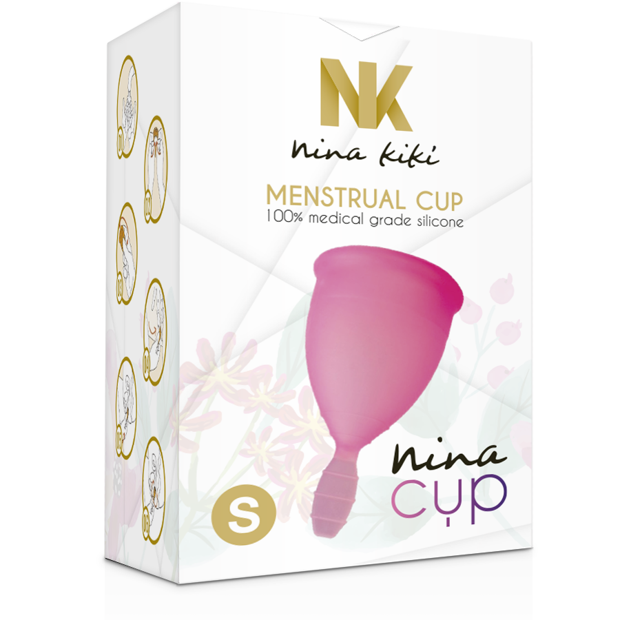 NINA KIKÍ - MENSTRUAL CUP ROSA - GRÖSSE S – Bild 6