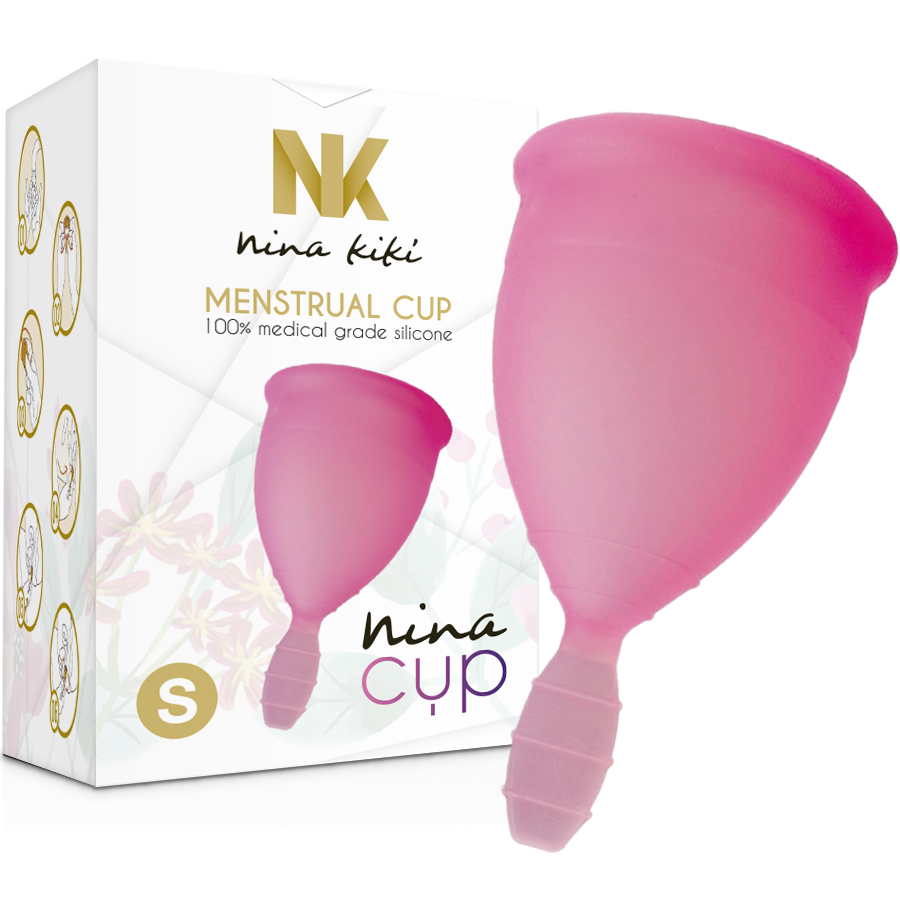 NINA KIKÍ - MENSTRUAL CUP ROSA - GRÖSSE S – Bild 7