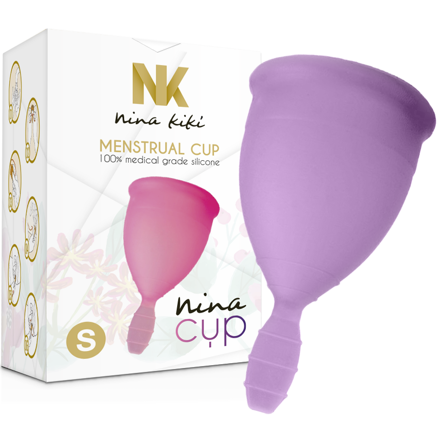 NINA KIKÍ - MENSTRUAL CUP LILA - GRÖSSE S – Bild 4