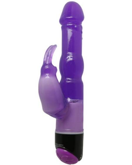 BAILE - WAVES OF PLEASURE FANTASY VIBRATOR MIT FLIEDER KANINCHEN 23 CM