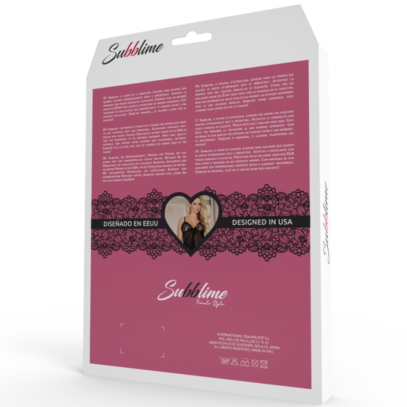 SUBBLIME - FETISH KURZHÜLSE TEDDY L / XL – Bild 5