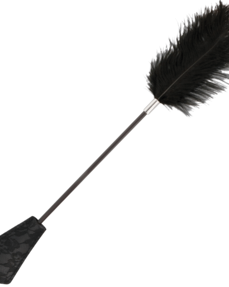 DARKNESS - SCHWARZE LIEBESFEDER-PEISTE 56 CM