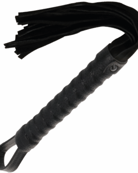 DARKNESS - SCHWARZE BONDAGE-PEISTE MIT LEDERGRIFF