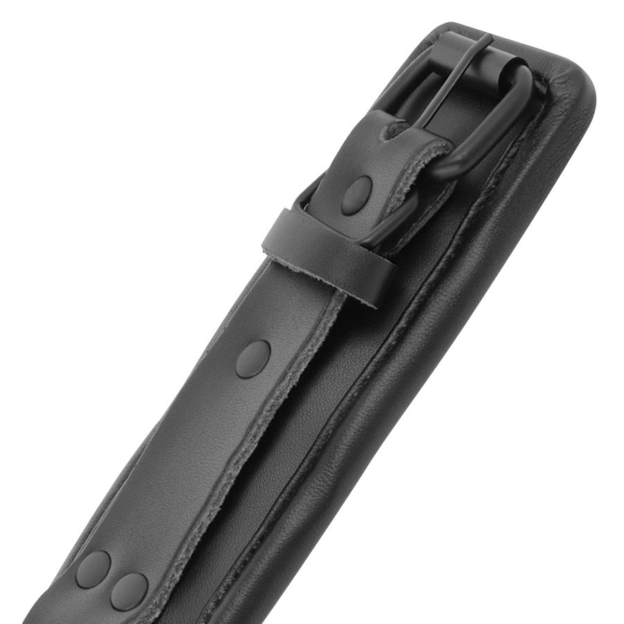 DARKNESS - VERSTELLBARE HANDSCHELLEN AUS SCHWARZEM LEDER – Bild 3