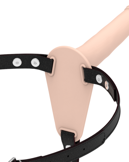 FETISH SUBMISSIVE HARNESS - SILIKON HAUTFARBE 15 CM